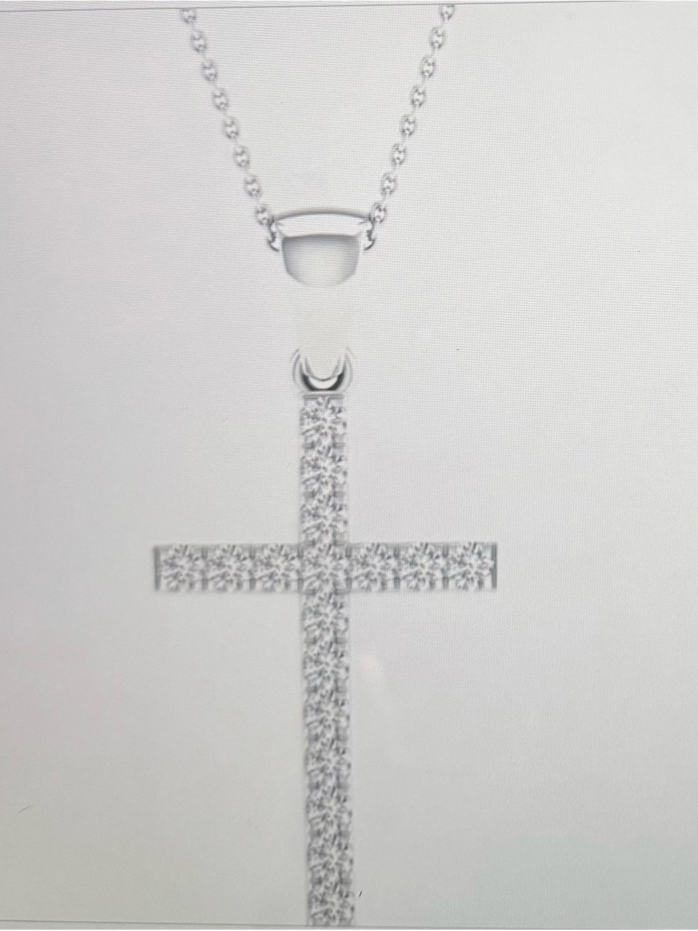 Sterling Silver Cross Pendant Necklace